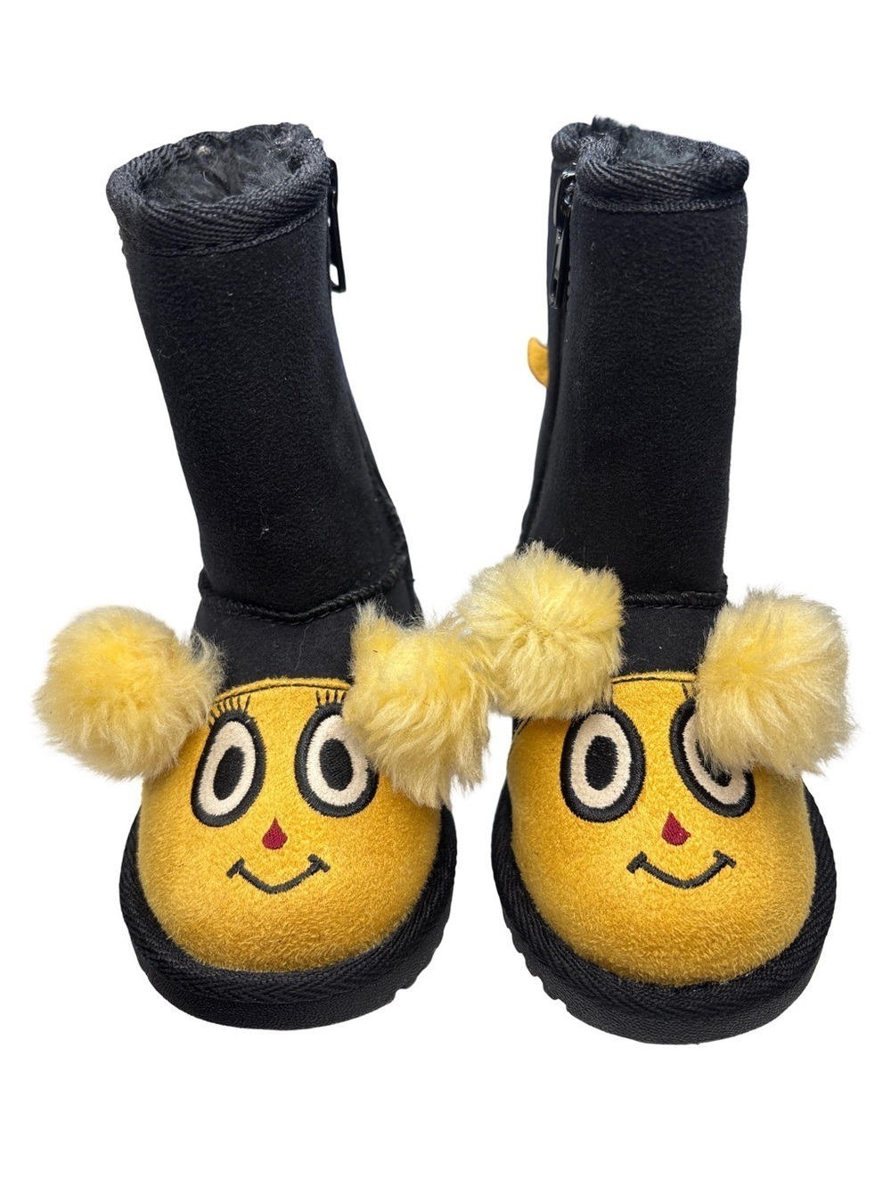 Jumping Beans Bumble Bee Plush Winter Boots Size 6